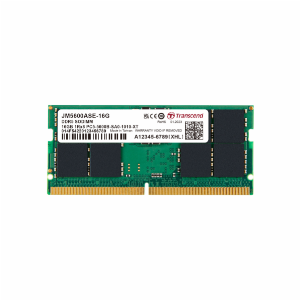 Transcend&nbsp;16GB&nbsp;JM&nbsp;DDR5&nbsp;5600&nbsp;SO-DIMM&nbsp;1Rx8&nbsp;2Gx8&nbsp;CL46&nbsp;JM5600...