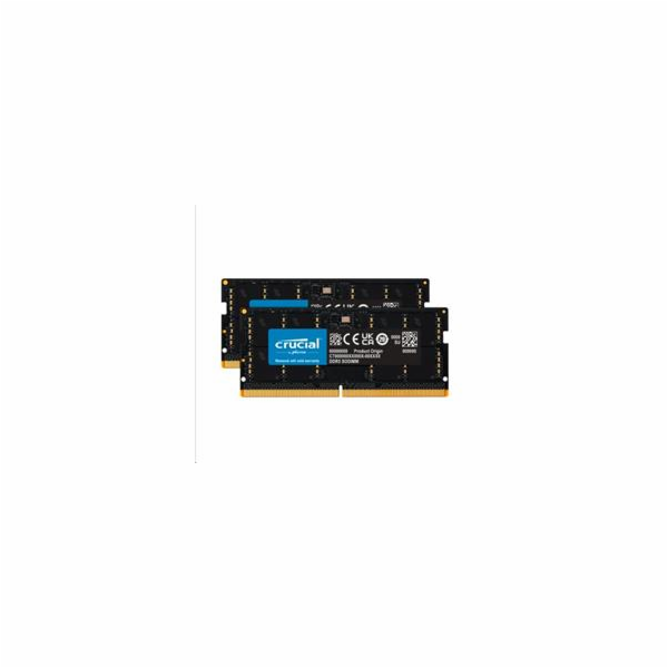 Crucial DDR5 64GB (2x32GB) SODIMM 5600MHz CL46 (16Gbit)