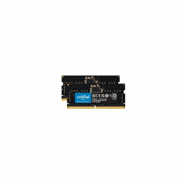 Crucial - DDR5 - sada - 16 GB: 2 x 8 GB - SO-DIMM 262 pin...