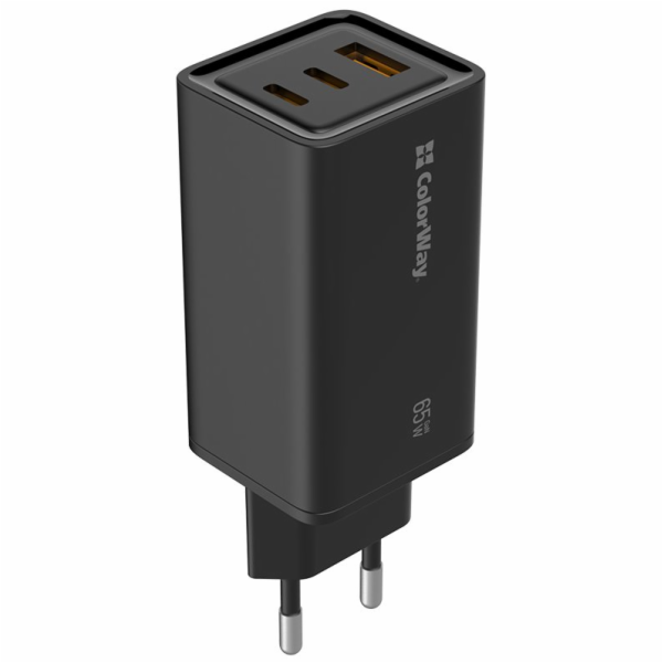 COLORWAY 1x USB a 2x USB-C/ turbo síťová nabíječka/ 65W/ ...