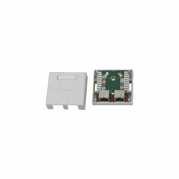 DATACOM STP dvojzásuvka nad omítku Cat5e 2 x RJ45