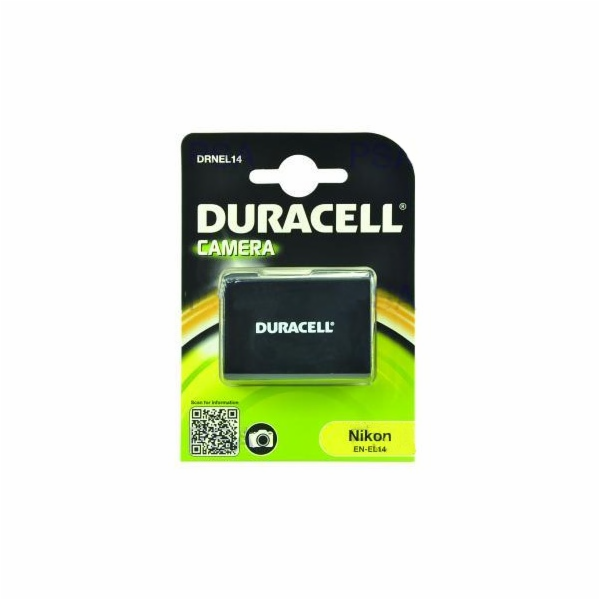 DURACELL Baterie - DRNEL14 pro Nikon EN-EL14, černá, 950 ...
