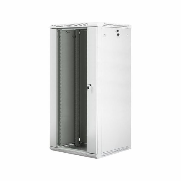 Lanberg skříň, závěsná 19, 27U, 600x600, šedá, (FLAT PACK...
