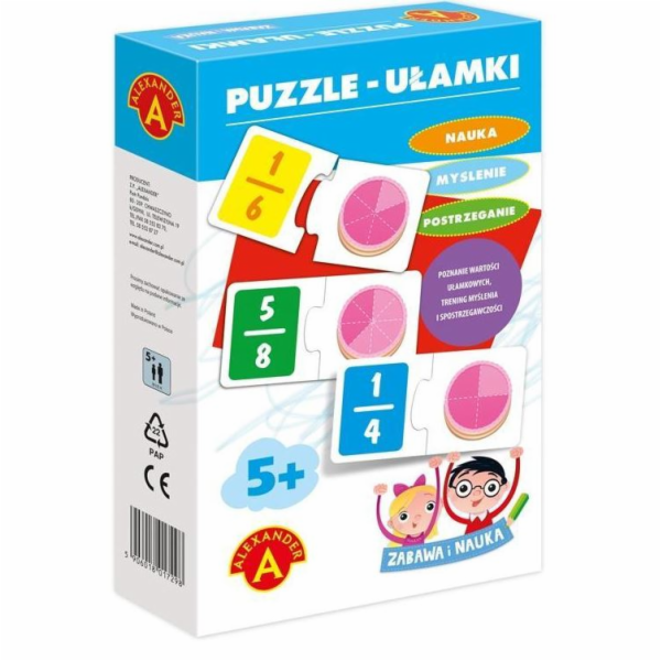 Alexander the Fractions Puzzle - Fun and Science (1844)