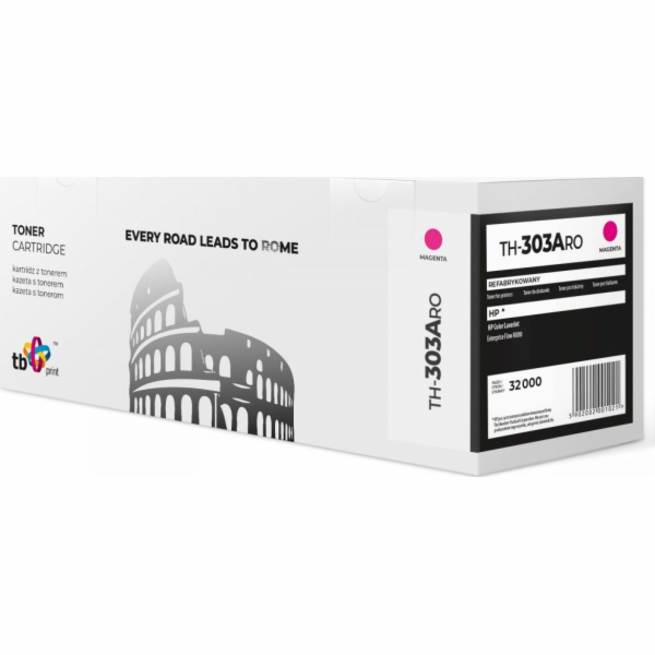Toner TB kompatibilní s HP M880 CF303A, Magenta, reman.