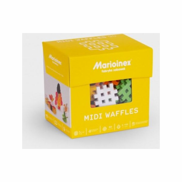 Marioinex Waffle Midi bloky 90ks. 2+ Marioinex