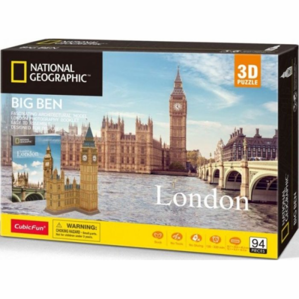 PUZZLE 3D NÁRODNÍ GEOGRAFICKÝ BIG BEN