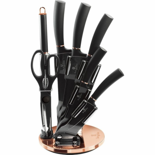 BerlingerHaus sada nožů ve stojanu 8ks BH-2421 Black Rose