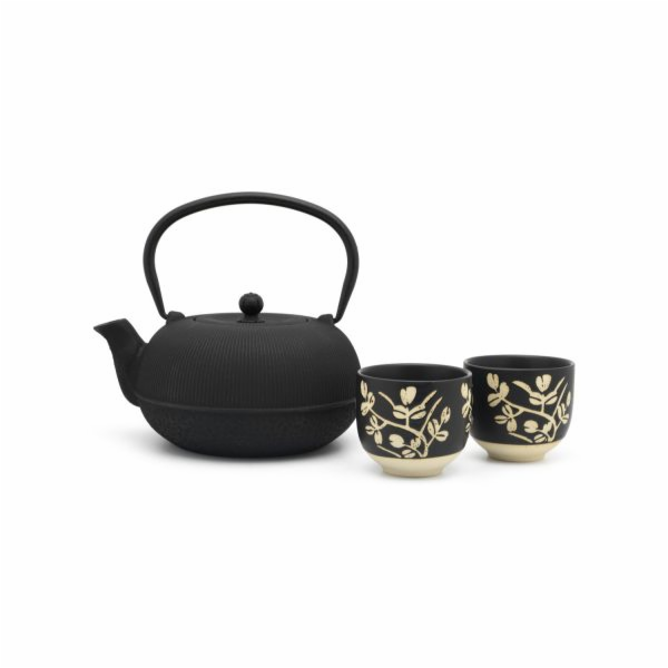 Bredemeijer caj.set Sichuan 1,0l litina + 2 porcelán.sálk...