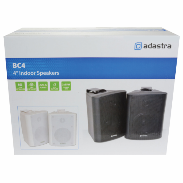 Adastra BC4-B, nástěnný 4" reproduktor, 35W, černý, cena/pár