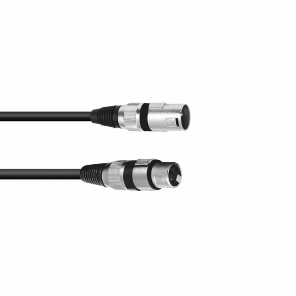 Omnitronic mikrofonní kabel XLR/XLR, 30m, černý