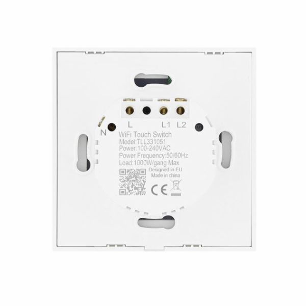Tellur WiFi switch, 2 porty, 1800W