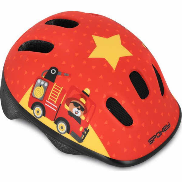 Spokey FUN RESCUE Dětská cyklistická přilba, 52-56 cm