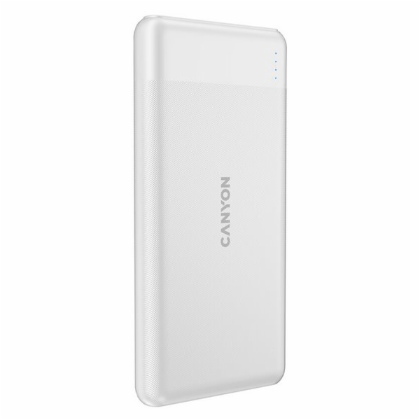 CANYON powerbanka PB-1009W,10 000mAh Li-pol, In USB-C+Lig...