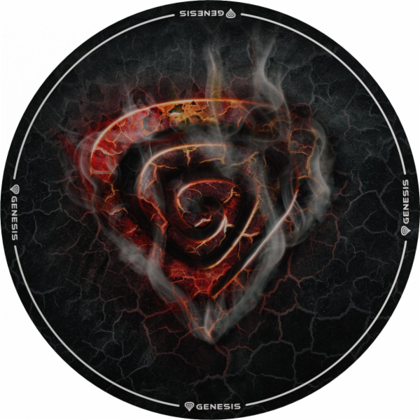 Genesis ochranná rohož TELLUR 400 ROUND LAVA 100CM