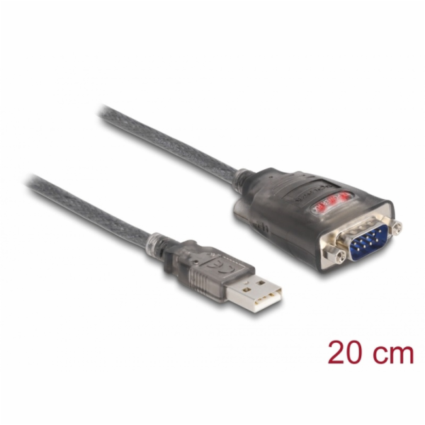 Delock Adaptér z USB 2.0 A na 1 x 9 pinový zástrčkový kon...