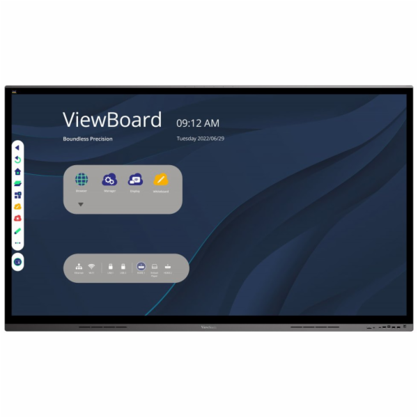 ViewSonic Flat Touch Display IFP7562/ 75"/ UHD / 16/7 /40...