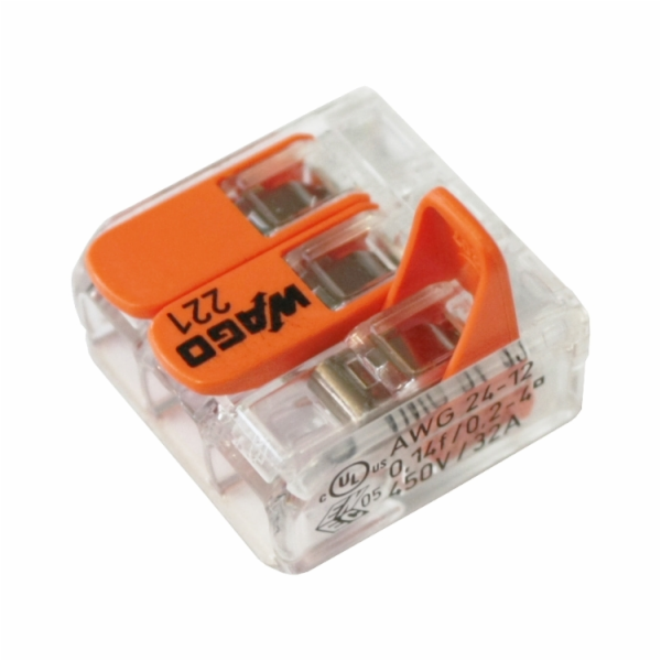 WAGO svorka 3x 0,14-4mm2