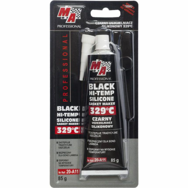 Silikonový tmel Moje Auto, černý, 85 ml