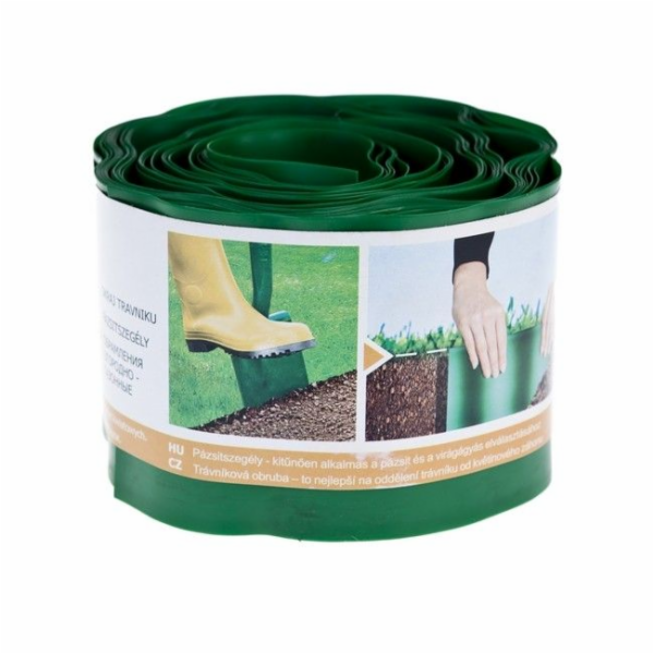 Zahradní lemování Cellfast 10 cm x 9 m zelená