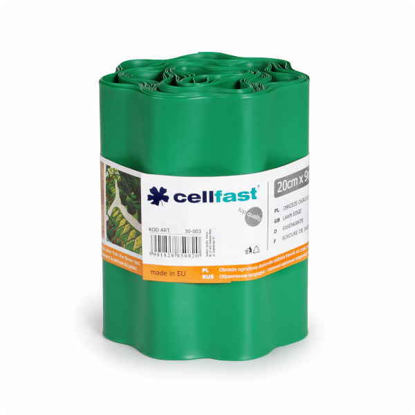 Zahradní lemování Cellfast 20 cm x 9 m zelená