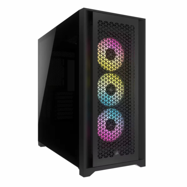 Icue 5000d RGB černé krytiny vzduchu