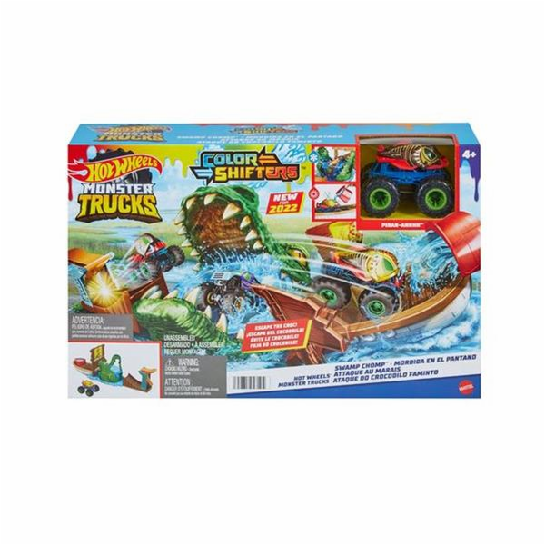 Hračka Mattel Hot Wheels Monster Truck Color Shifters Zuř...