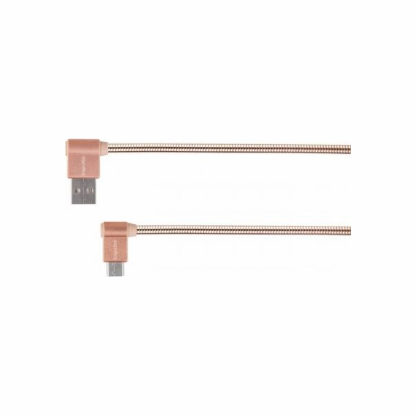 Kabel KRUGER & MATZ KM0361 USB/USB-C 1m Pink
