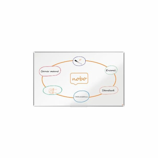 Nobo smaltovaná magnetická tabule Premium Plus 1800 x 120...