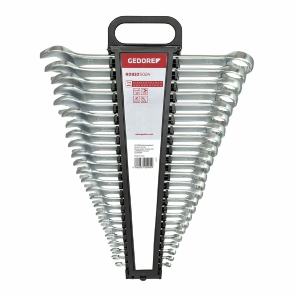 GEDORE red Ratchet Spanner Set metric  24-pieces