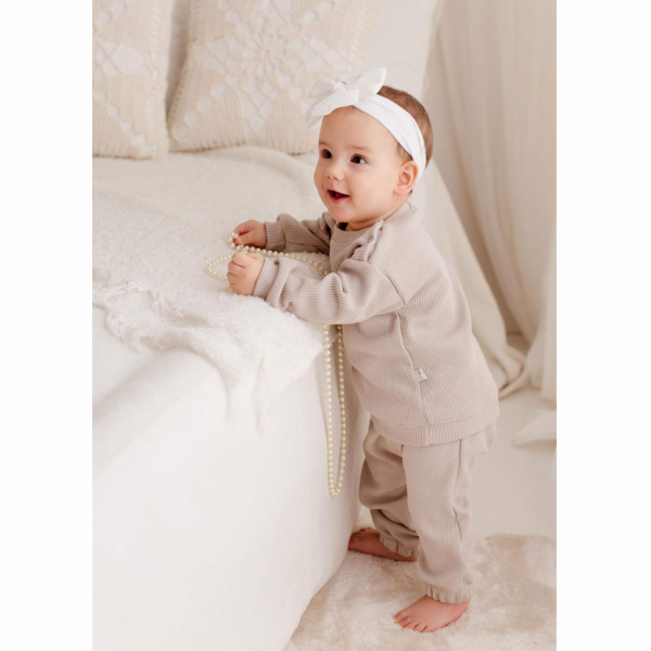 Kojenecké tepláčky Koala Pure beige Vel.68 (4-6m)