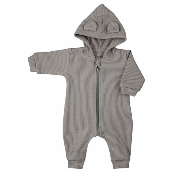 Kojenecký overal s kapucí a oušky Koala Pure beige Vel.74...
