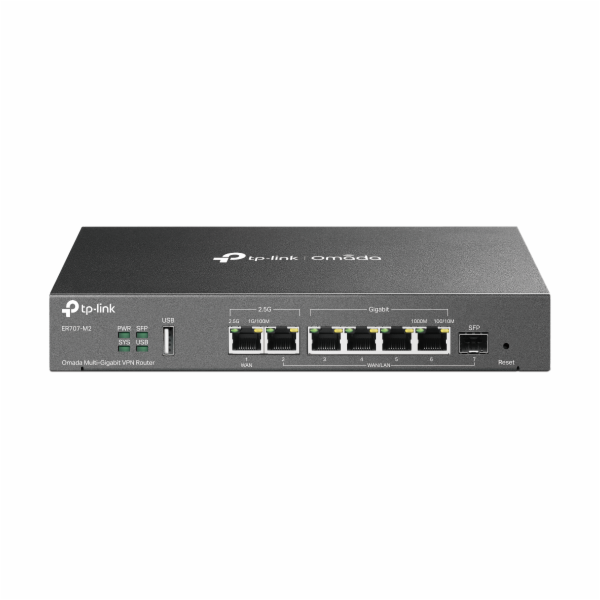 TP-Link ER707-M2 OMADA VPN router (1x2,5GbEWAN,1x2,5GbELA...