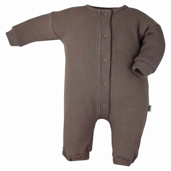 Kojenecký overal Koala Pure brown Vel.56 (0-3m)