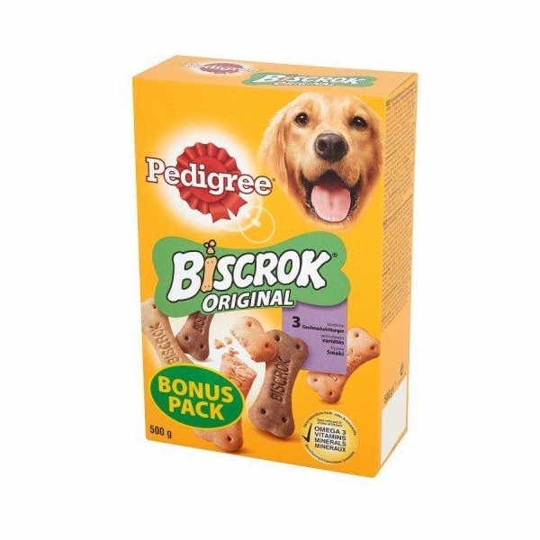 Pedigree Biscrock Original 500 g Dospělý jedinec Kuřecí maso