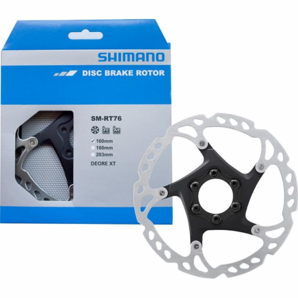 Brzdový kotouč SHIMANO XT SM-RT76 160mm - 6 děr