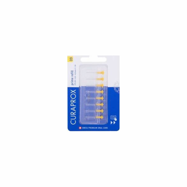 Curaprox Prime Refill 09 - 4,0mm / yellow 8ks - náhrada