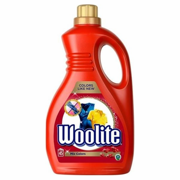 Tekutý prací prostředek WOOLITE MIX COLORS, 2,7 l, 45 praní.