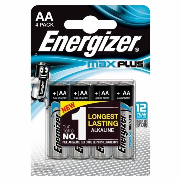 Energizer MAX Plus - Tužka AA/4 ks