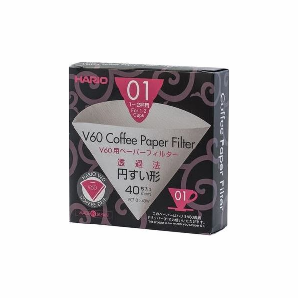 Hario papírové filtry pro V60-01 40 ks