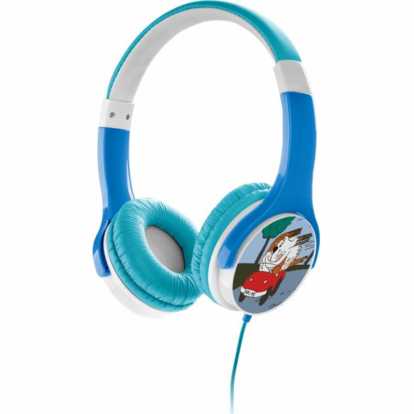 GoGEN MAXISLECHY stereo jack, bílá/modrá