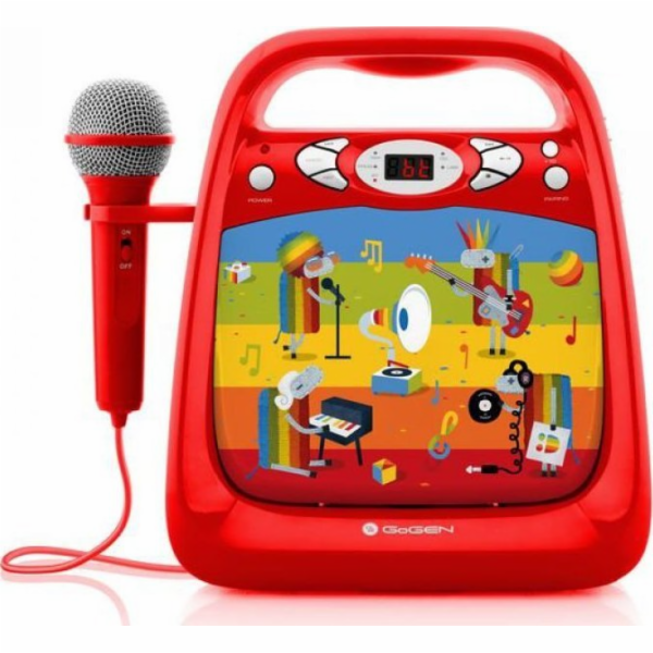 GoGEN DÉČKO KARAOKE R červený GoGEN CD přehrávač GoGEN DÉ...