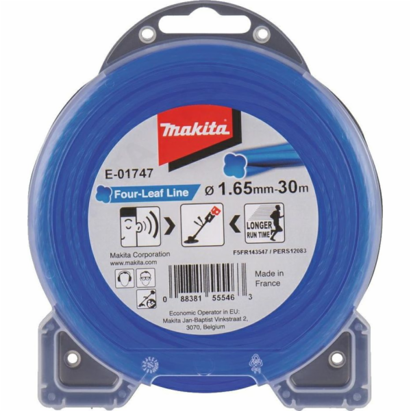 Makita struna nylonová 1,65mm, modrá, 30m, speciální pro ...