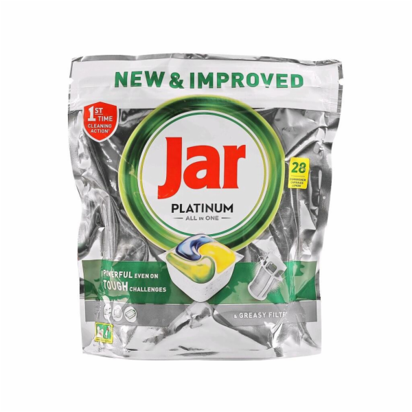 Jar Kapsle na nádobí Platinum Yellow, 5x 28 ks