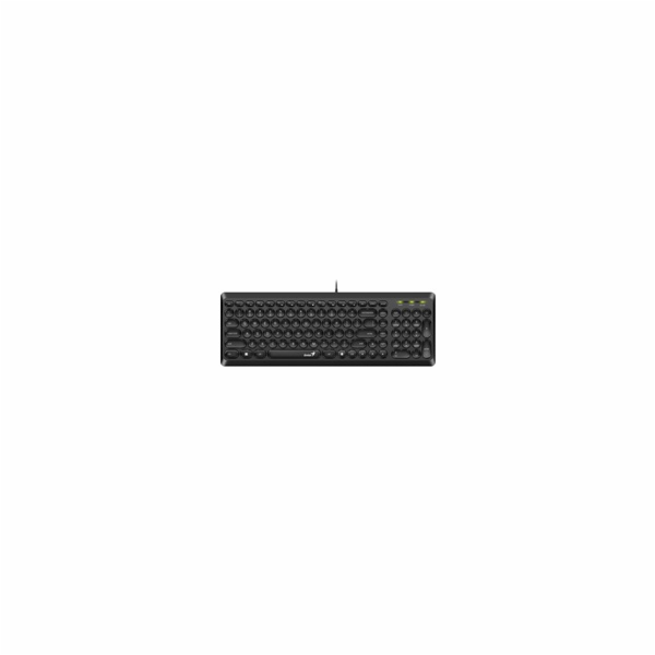 GENIUS Slimstar Q200/ Drátová/ USB/ černá/ retro design/ ...