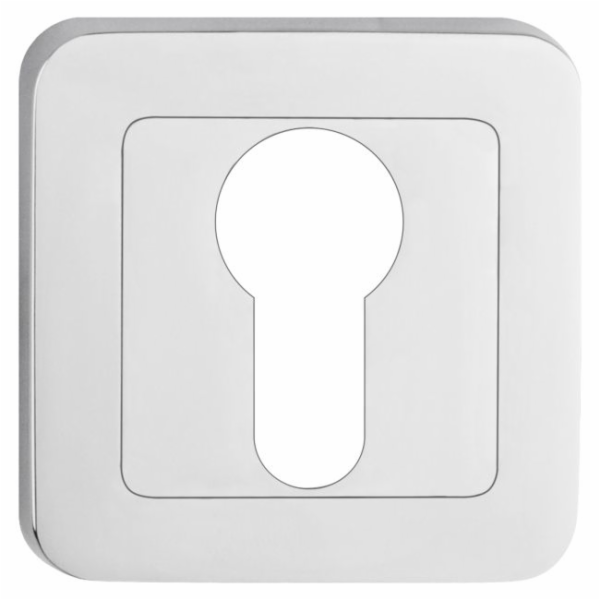 Dveřní značka Metalbud spodní čtverec pro vložku chrom