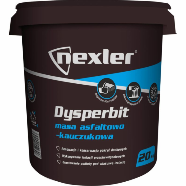 Asfaltový tmel Nexler Dysperbit, 20 kg