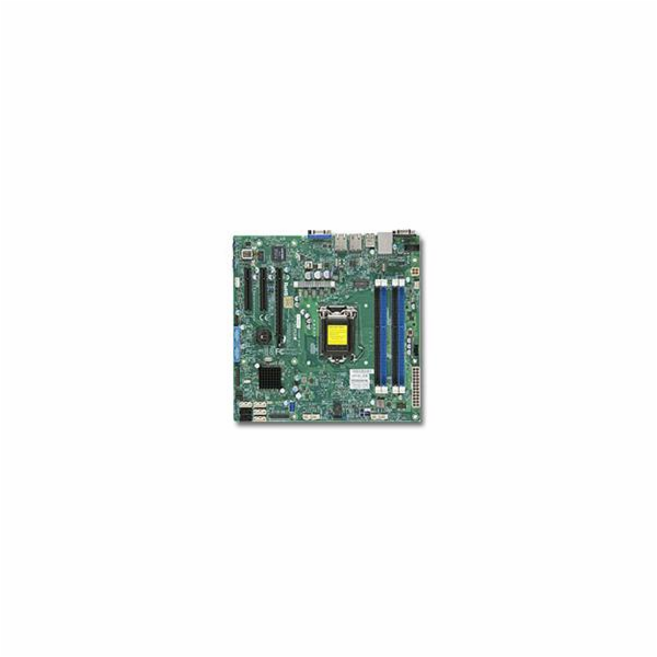 SUPERMICRO MB 1xLGA1150, iC224,DDR3,4xSATA3,2xSATA2,(2x P...