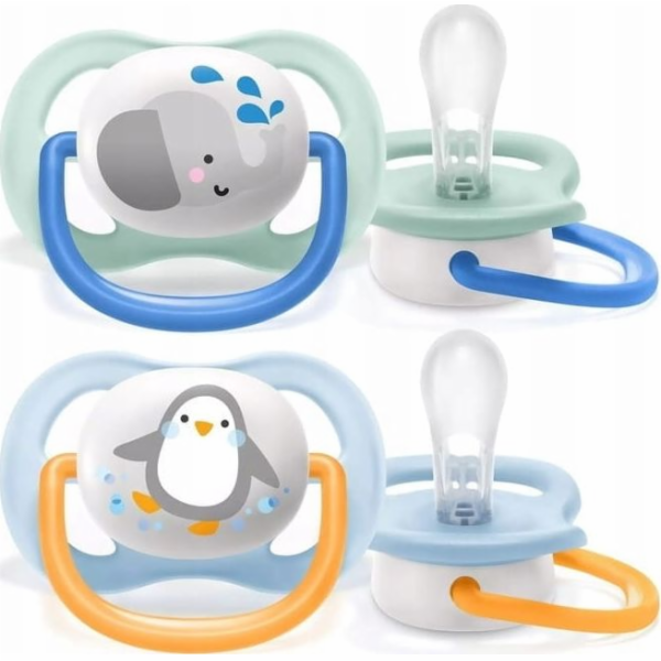 Šidítko Avent Ultra air Zvířátko 2ks 0- 6 m kluk Vel.0-6 m