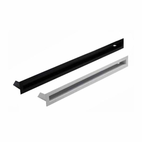 Tunel - krbová mříž NORDFLAM 60x380mm černá barva